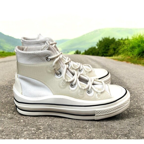Converse Chuck 70 Translucent All Star Hi Top Shoes Sz 6 - Picture 2 of 10